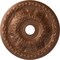 Ekena Millwork Granada Ceiling Medallion (Canopies up to 7 1/8"), 23 3/8"OD x 3 5/8"ID x 2 1/2"P, Polished Copper CM23GAPOS - alternate 1
